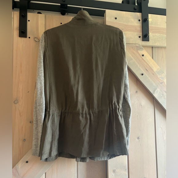 Forever 21 Contemporary Mixed Media Utility Jacket - Picture 8 of 9